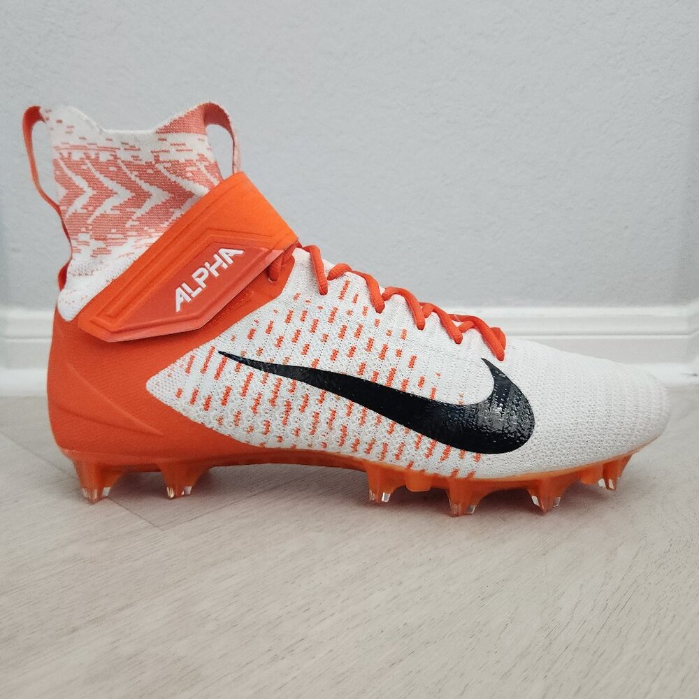 Nike FOOTBALL Cleats White/Orange Size 16